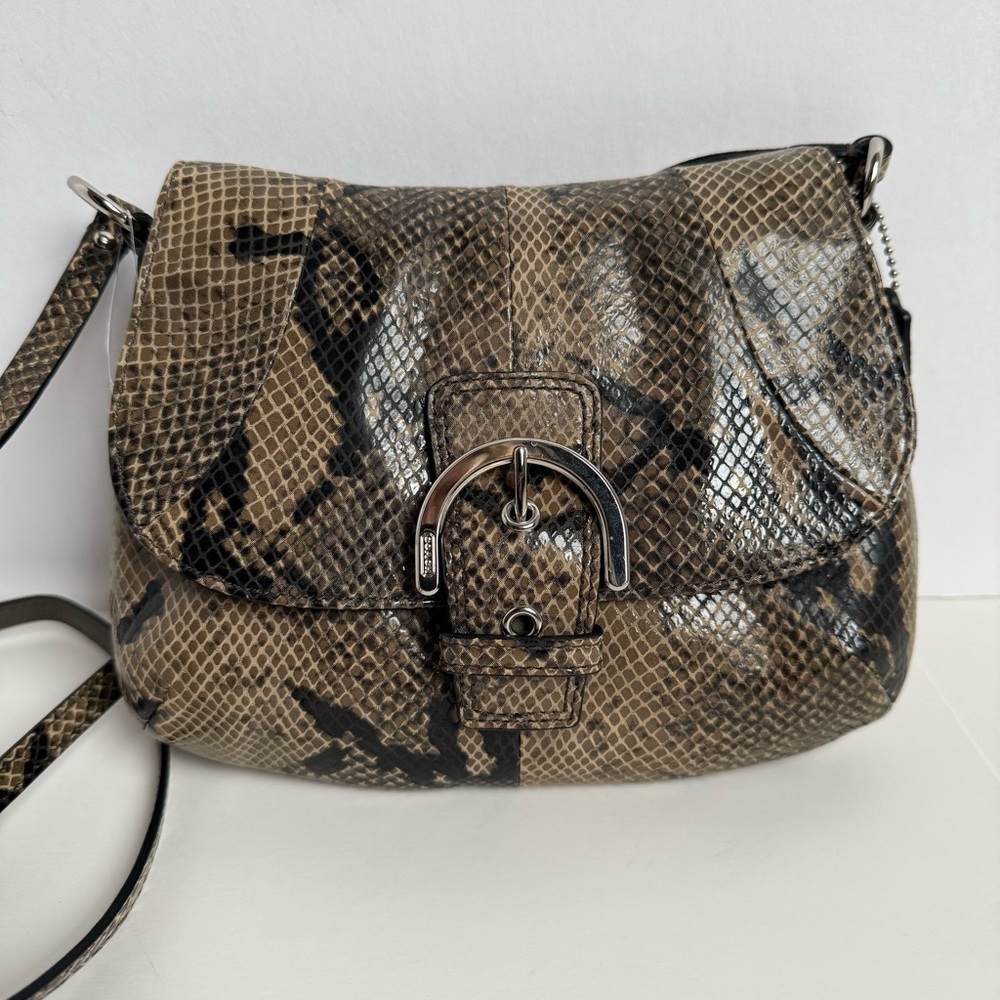 Coach Soho Mini Exotic Python Snakeskin Crossbody - image 1